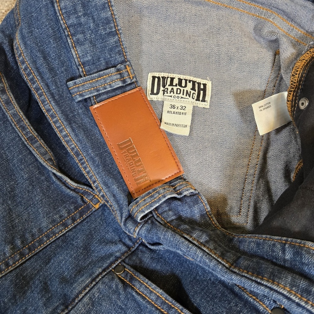 Duluth Trading Co 40‎ Grit Blue Jeans Mens 36 x 32 Medium Wash